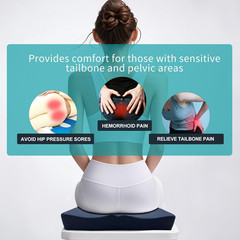 Gel Wheelchair Seat Cushion,Bed Sore Cushions for Butt, Memory Foam Hemorrhoid P