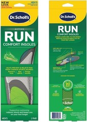 Ergonomic Running Insoles with Arch Support, Shock Absorption & Odor Control