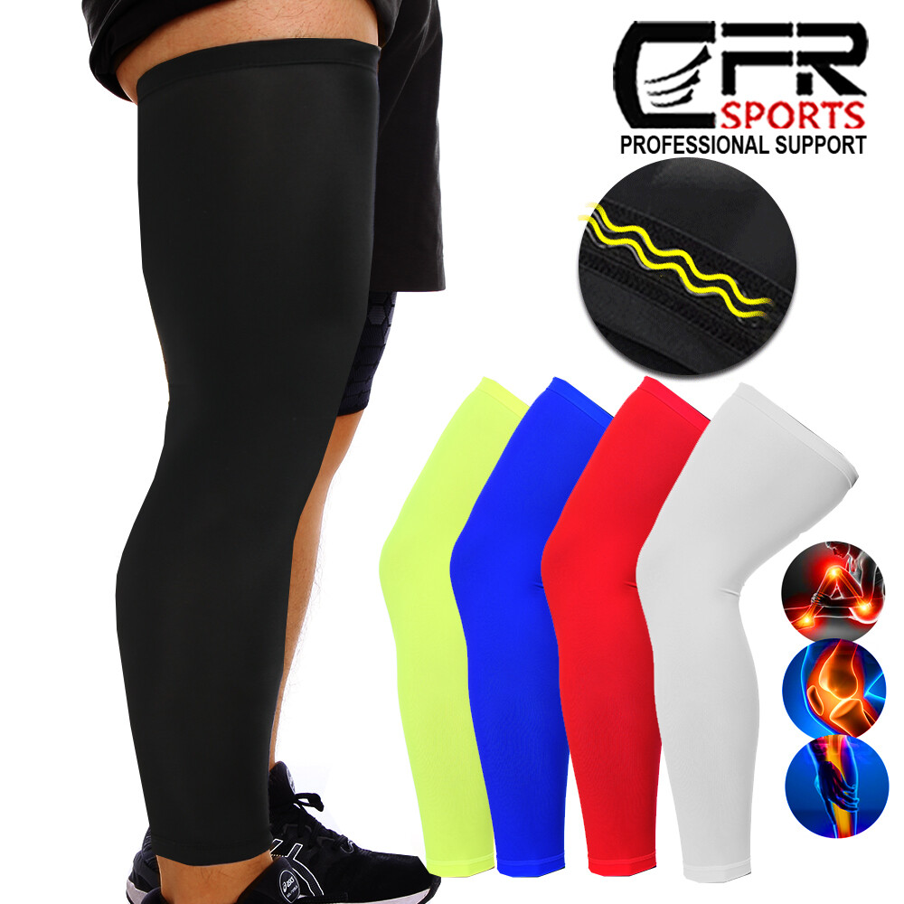 Leg Brace Thigh Knee High Compression Sleeve Socks Support Pain Relief Men Women