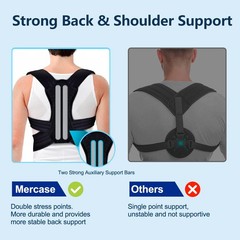 Mercase Professional Posture Corrector for Men & Women, Maximum Support Back