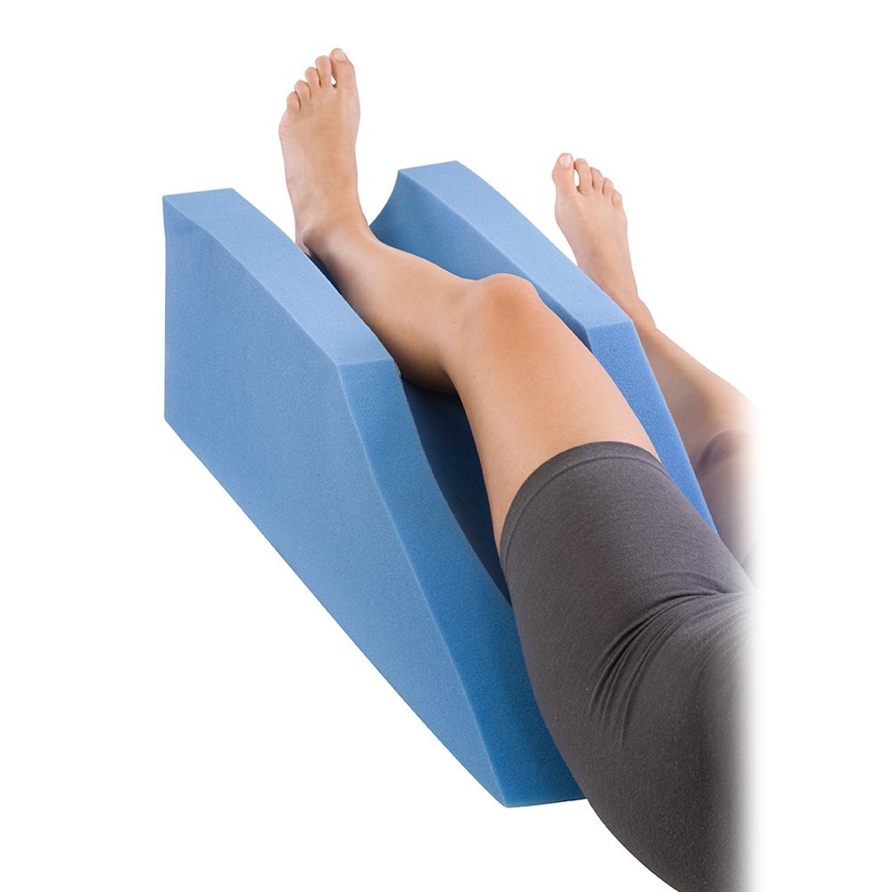 ProCare Leg Elevation Foam Support Pillow for Casts and Post Surgery Recovery