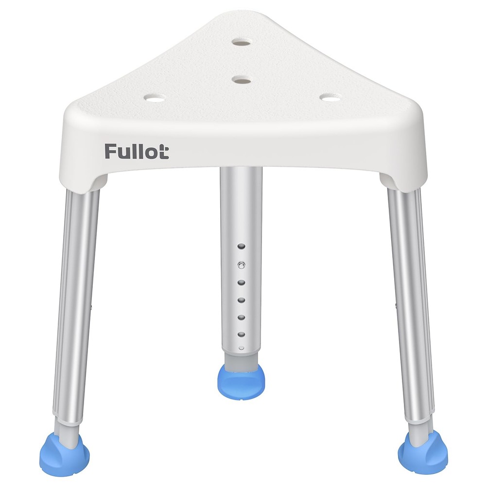 Space-Saving Triangular Shower Chair for Elderly and Disabled 400 lbs Adjusta…