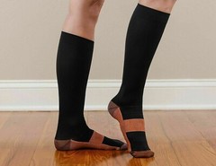 Best Graduated Compression Socks (1-3 Pairs) Black S-XXL 15-20mmHg Men’s Women’s