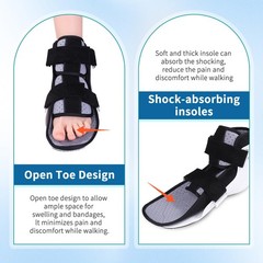 Post Op Shoe Foot Brace Air Walker Boot, Orthopedic Surgical Cast Shoe for B…