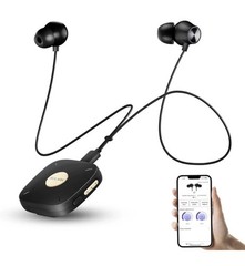 Kulark BL-F1 Neckband AI Clip-On Hearing Aid Bluetooth Rechargeable Brand New