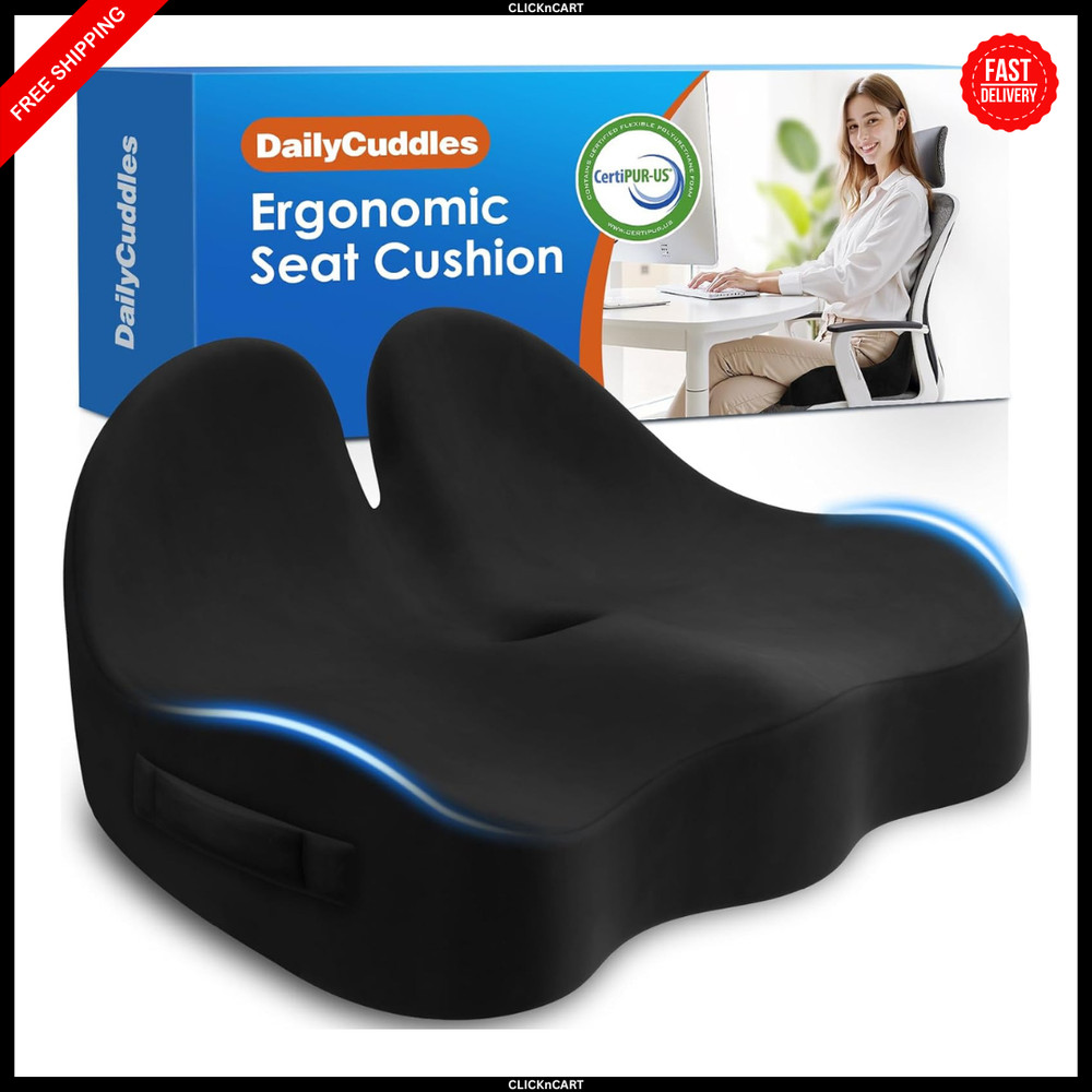 Cushion Lab Patented Pressure Relief Seat Cushion for Long Sitting Hours