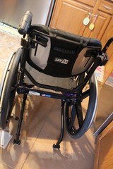 Tilite Aero t Ultralight 15″X18″ Rigid Wheelchair rigid frame purple j3 back wow