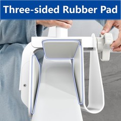 Adjustable Bathtub Safety Rail, Bathtub Handle Grab Bar with Non-Slip Grip