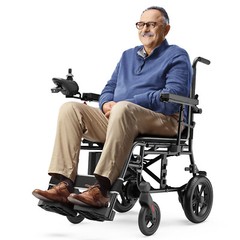 34lbs Ultra-Lightweight Electric Power Wheelchair 500W All Terrain Reverse Mute