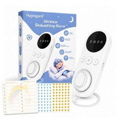 Rechargeable Wireless Bedwetting Alarm for Kids, Magnetic Receiver, 7 Ringtones,