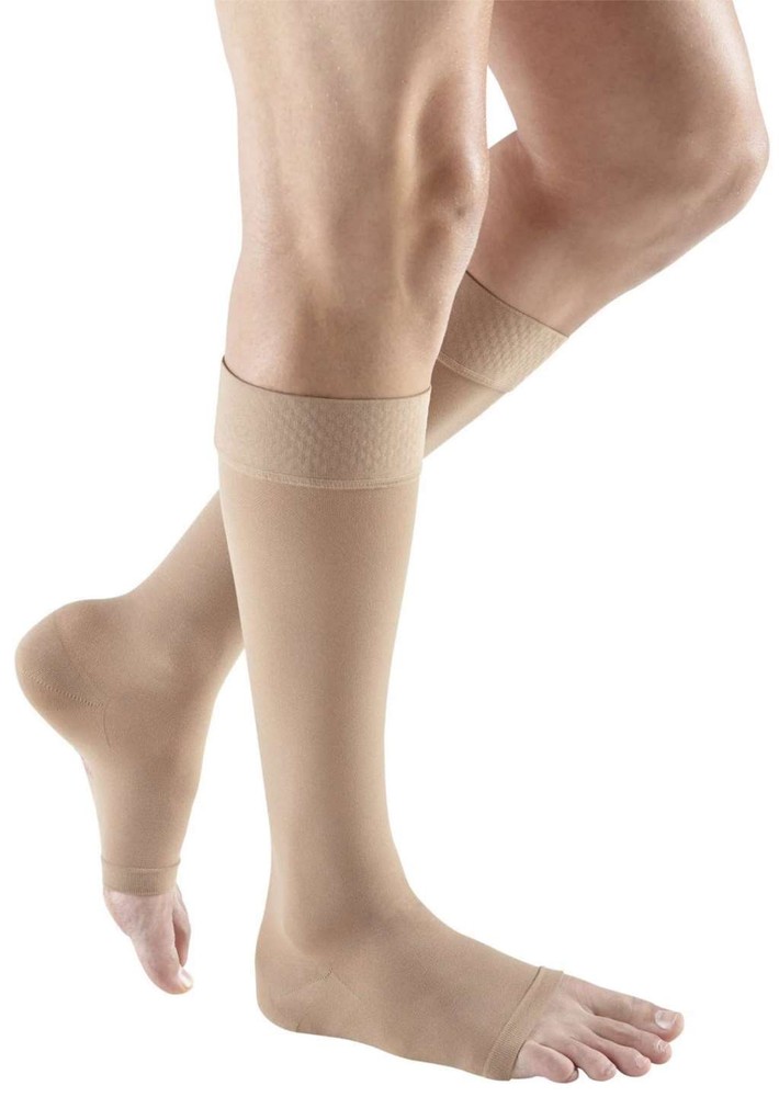Medi Plus Calf Highs, OT, Top Band, X-Wide, 30-40 (Size: III) Beige