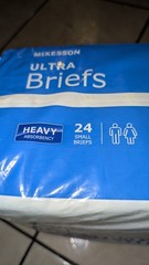 McKesson Ultra Heavy Absorbency Adult Small Brief Diapers S Tab Closure 24
