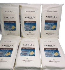 108 Washcloths Yardley London Disposable Washcloths (6×18) Aloe Vera Chamomile
