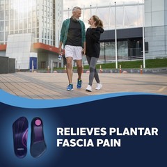 Airplus Plantar Fascia Orthotic 3/4 Length Shoe Insole Men’s 7-12, Blue