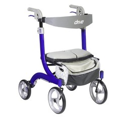 Rollator Drive Medical Nitro Blue 10 Inch