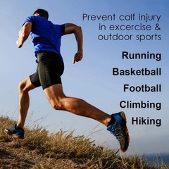 Calf Brace Adjustable Shin Splint Support Leg Compression Muscle Swelling Wrap