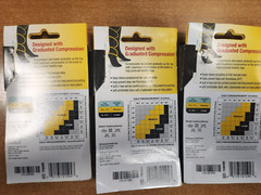 3 Pk: Futuro Trouser Socks for Women, Moderate Compression, Medium, Black AC2778