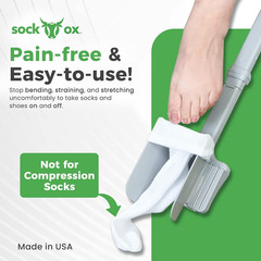 Sock Ox by Easy to Use Products – Adjustable Sock Aid Device for Seniors – Not