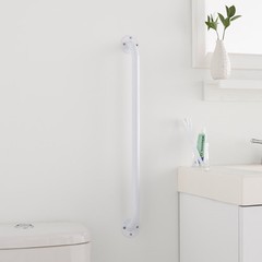 McKesson White Steel Wall Mounted Wall Grab Bar 24″ L 146-12024-3