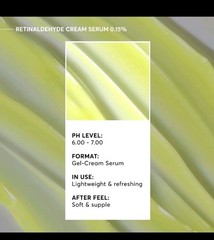 Naturium Retinaldehyde Cream Serum 0.15% Advanced Anti-Aging Smoothing Face
