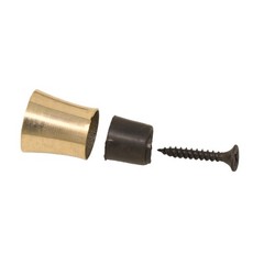 Cane Handle Only Brass Tip – Screw-on Decorative Topper for Walking Stick, Re…