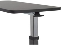 Overbed Table Tray Rolling Hospital Bed NonTilt Adjustable Height Food Cart Desk