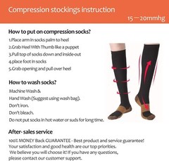 6 Pairs Copper Compression Socks 20-30mmHg Graduated Support Mens Womens S-XXL