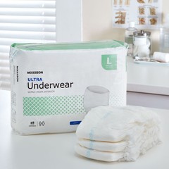 McKesson Adult Disposable Pull On Up Underwear Diapers L Heavy Absorbency 72 Ct