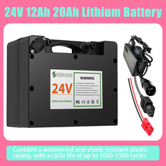 24V 12AH 20Ah Electric Wheelchair Battery Includes 2A Charger Anderson Connector