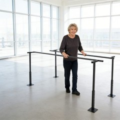 Walking Aid Parallel Bars Height Adjustable for Rehab&Walking Balance Issues