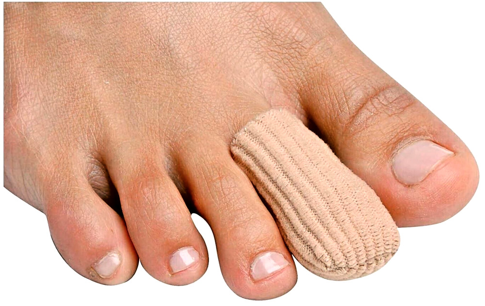 Dr. Jill’s Toe Caps, Ribbed, EcoGel Ribbed Digital Caps, Package of 6 Size L/XL