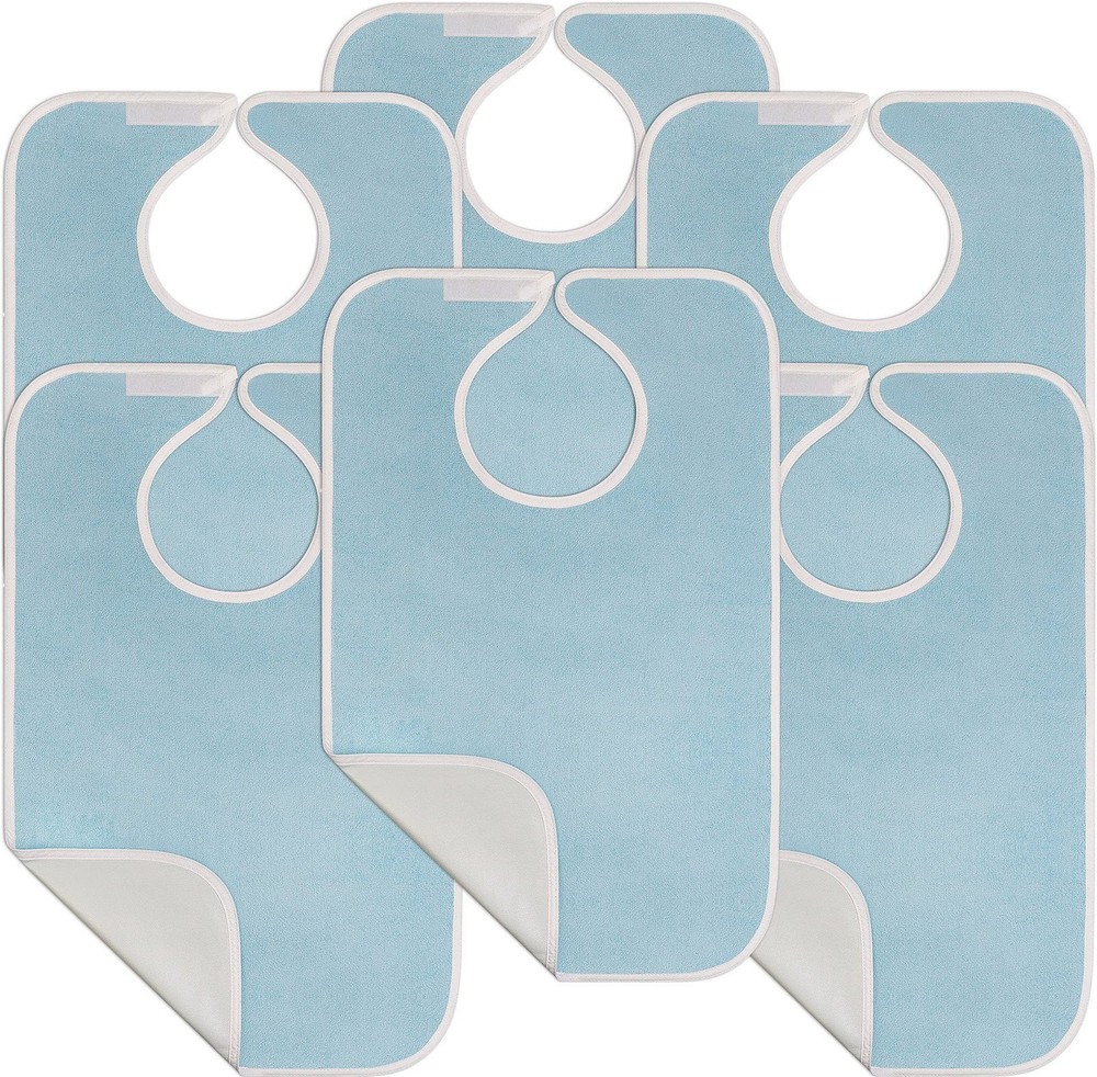Utopia Towels 6 Pack Premium Unisex Adult Bibs for Elderly Women Men,…