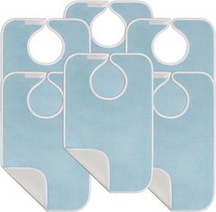 Utopia Towels 6 Pack Premium Unisex Adult Bibs for Elderly Women Men,…