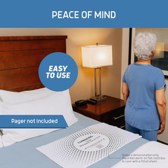 Wireless Large Bed Alarm Sensor Pad – 20×30 Inches – Easy Life Upgrade