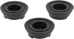 – Set of 3 Replacement Screw-In Rubber Cane Tips Feet Suitable for Hurrycane Fre