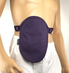Purple Fastomy Ostomy Colostomy Pouch Bag Cover for Convatec & Hollister