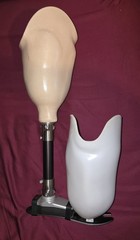 Prosthetic Right Leg Below Knee