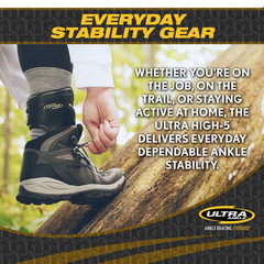 Ultra High-5® Ankle Brace – Chronic Ankle Instability and Reoccurring Joint Pain