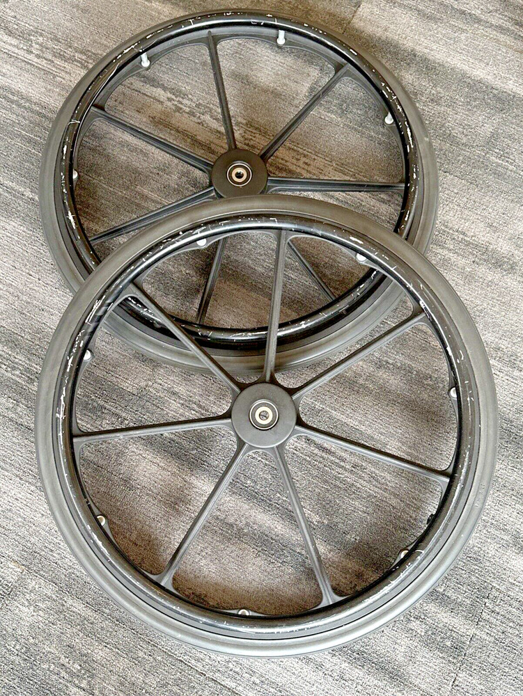 22″ Wheelchair Tires Rims Rear Wheels 1 1/4″