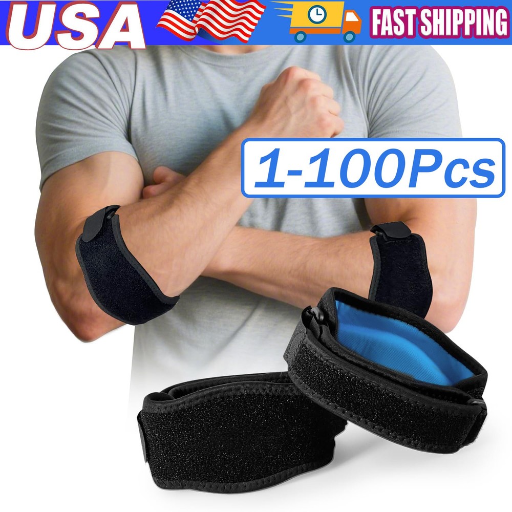 Tennis Elbow Brace Support Arthritis Tendonitis Arm Joint Strap Band Wrap Sports