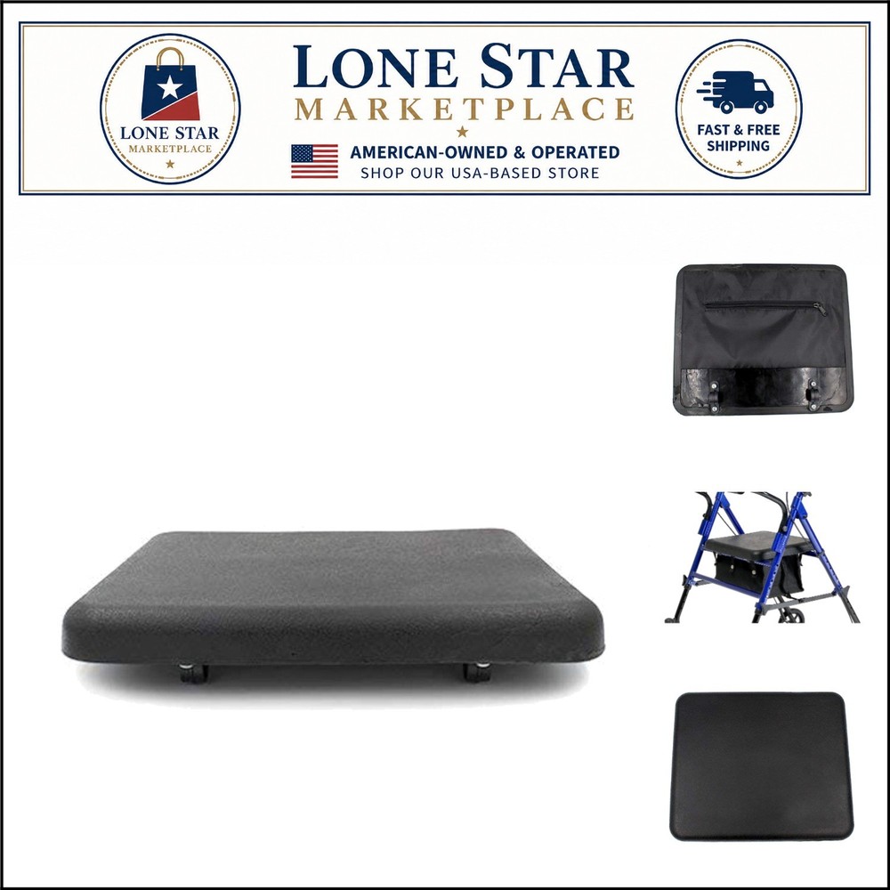 Lumex Rollator Replacement Seat – 13.8 x 11.9 Inches, 1.9 Pounds, Durable Design