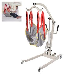 Electric Patient Lift Transfer Chair Folding Patient Lift 510LB with U-Sling