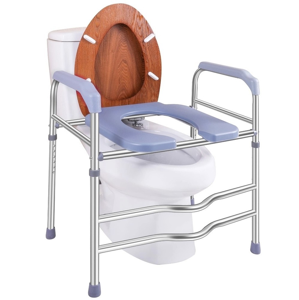 Raised Toilet Seat w/ Handles 400lb Adjustable Height & Width New w/o Box