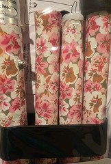 Foldable Floral Walking Cane Aluminum Derby Handle Slip Resistant New