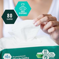 XL Disposable Adult Washcloths 480ct, Aloe Vera