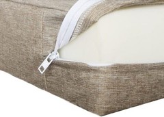 Patio Seat Cushion Covers,Washable Slip Covers 22″×20″×4″thick(4covers), Flax