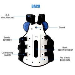 New Fixed Spinal Adjustable Back Brace Kyphosis Mild Scoliosis Post Support