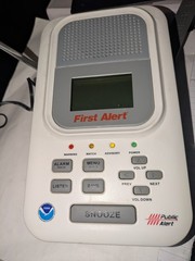 First Alert WX-200 Weather Radio . Public Alert. Works