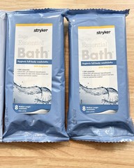 New Stryker Sage Comfort Bath Cleansing Washcloths 3-Pack **Different Weights