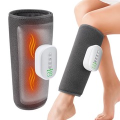 Air Compression Heated Leg Massager Muscles Relax Calf Circulation Foot Massage
